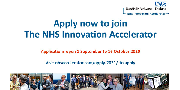 NHS Innovation Accelerator open for applications