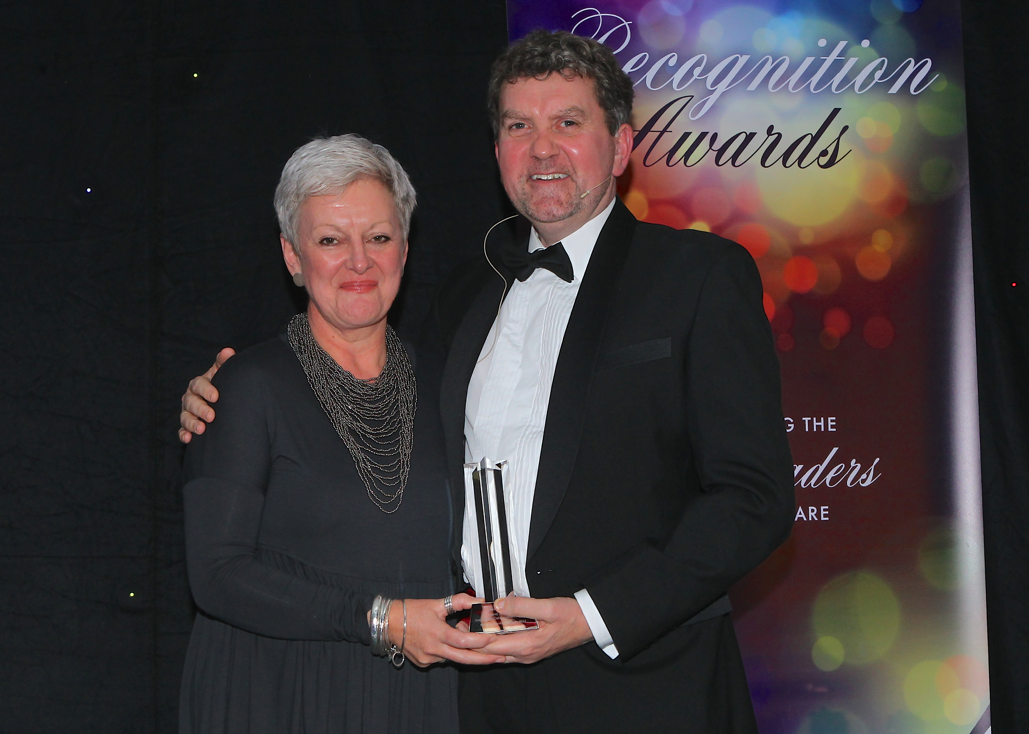 Rachel Munton and Paul ONeill EMLA awards Nov 2014